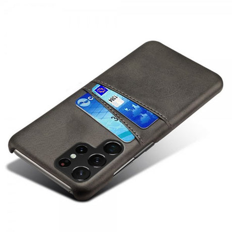 Samsung Galaxy S22 Ultra Kuoret kahdella korttipaikalla Musta