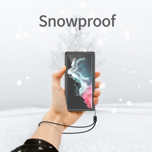Redpepper Samsung Galaxy S22 Ultra Kuori Vedenpitävä IP68 Musta