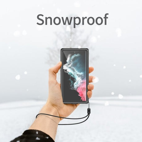 Redpepper Samsung Galaxy S22 Ultra Kuori Vedenpitävä IP68 Musta