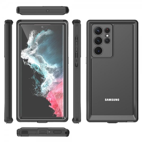 Redpepper Samsung Galaxy S22 Ultra Kuori Vedenpitävä IP68 Musta
