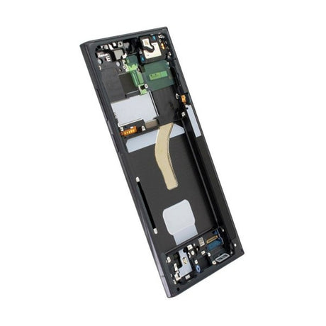 Samsung Galaxy S22 Ultra Näyttö LCD-näytöllä Alkuperäinen - Musta