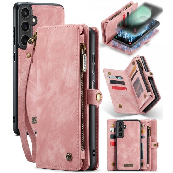 CaseMe Samsung Galaxy S23 FE Kotelo 008 Series Irrotettava Kuori Ruusu