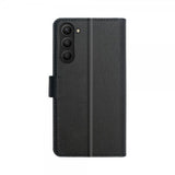 Xqisit Samsung Galaxy S23 FE Kotelo Slim Wallet Selection Musta