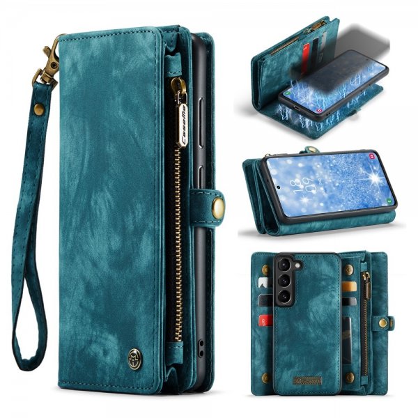 CaseMe Samsung Galaxy S23 Kotelo 008 Series Irrotettava kuori Petrol