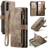 CaseMe Samsung Galaxy S23 Kotelo C30-sarja Ruskea