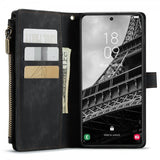 CaseMe Samsung Galaxy S23 -suojakotelo, C30-sarja, musta