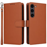 Betopnice Samsung Galaxy S23 Suojakuori irrotettavalla kuorella 005 Ruskea