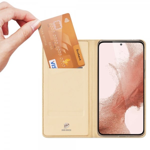 Dux Ducis Samsung Galaxy S23 -suojakuori, Skin Pro Series, kulta