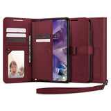 Spigen Samsung Galaxy S23 Kotelo Wallet S Plus Burgundy