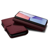 Spigen Samsung Galaxy S23 Kotelo Wallet S Plus Burgundy