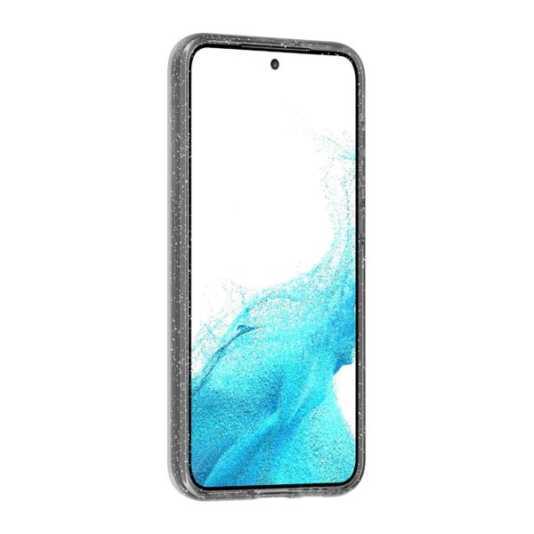 Samsung Galaxy S23 Kuori Glitter MagSafe Musta