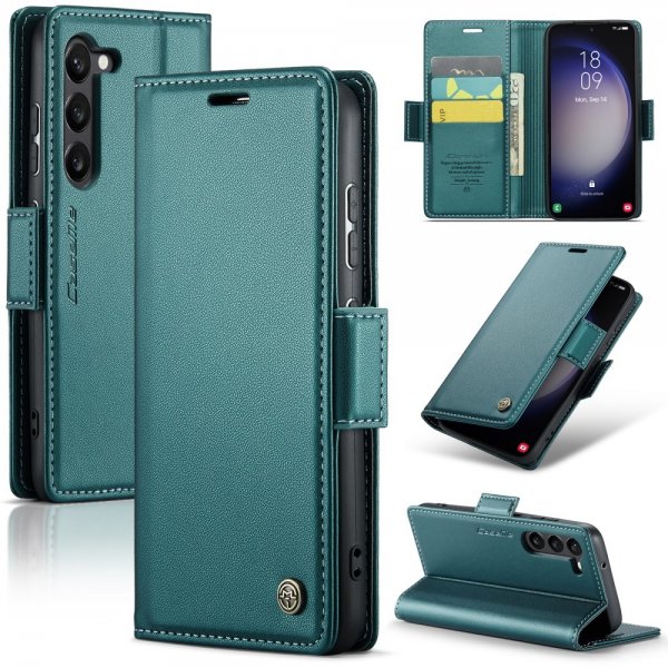 CaseMe Samsung Galaxy S23 Plus Kotelo 023 Series Vihreä