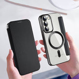 Samsung Galaxy S23 Plus Kotelo MagSafe Musta