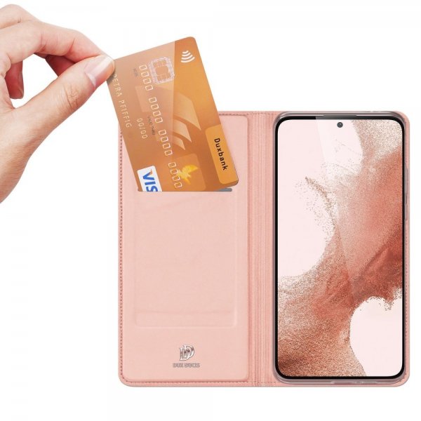 Dux Ducis Samsung Galaxy S23 Plus -kotelo, Skin Pro -sarja, ruusunpunainen