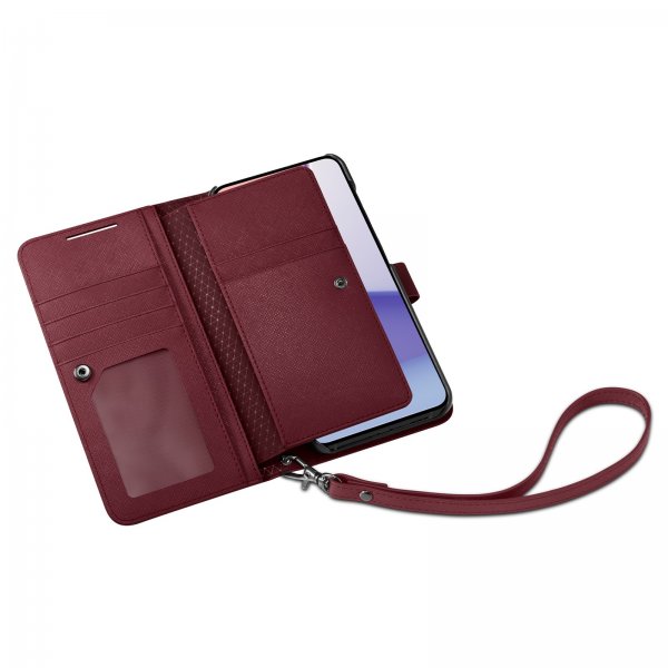 Spigen Samsung Galaxy S23 Plus Kotelo Wallet S Plus Burgundy