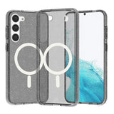 Samsung Galaxy S23 Plus Kuori Glitter MagSafe Musta