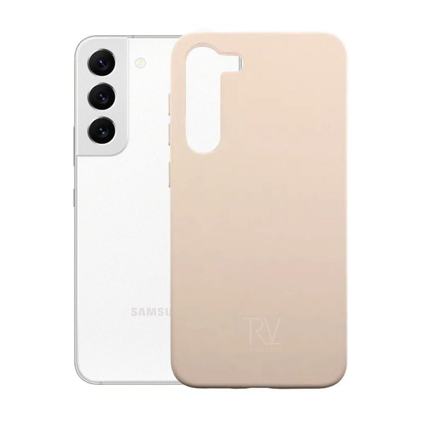 Rvelon Samsung Galaxy S23 Plus -kuori silikoni, beige