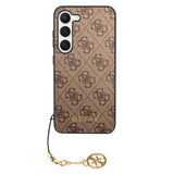 Guess Samsung Galaxy S23 Plus Suojakuori 4G Charms Ruskea