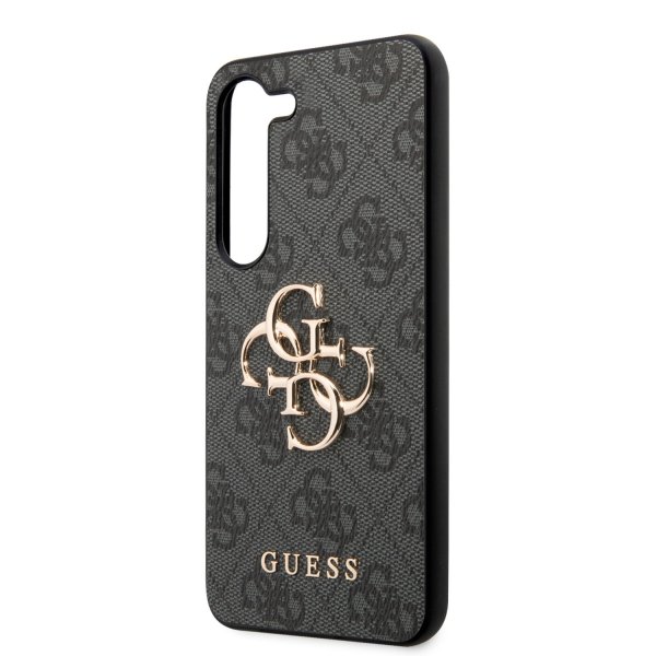 Guess Samsung Galaxy S23 Plus -kuori 4G Logo Harmaa