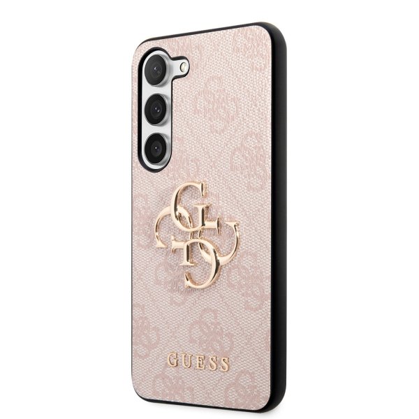 Guess Samsung Galaxy S23 Plus Kuoret 4G Logo Pink
