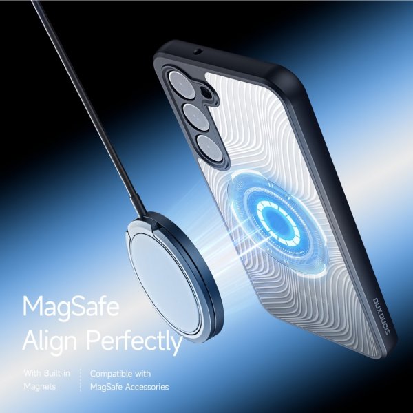 Dux Ducis Samsung Galaxy S23 Plus -suojakuori Aimo Series MagSafe Musta