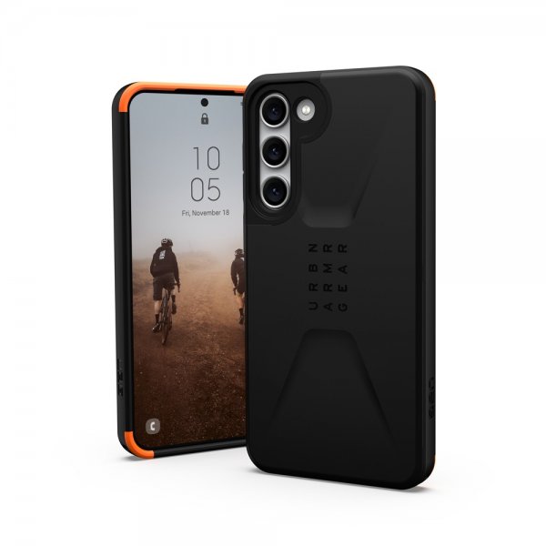 Urban Armor Gear (UAG) Samsung Galaxy S23 Plus Civilian -suojakuori, musta