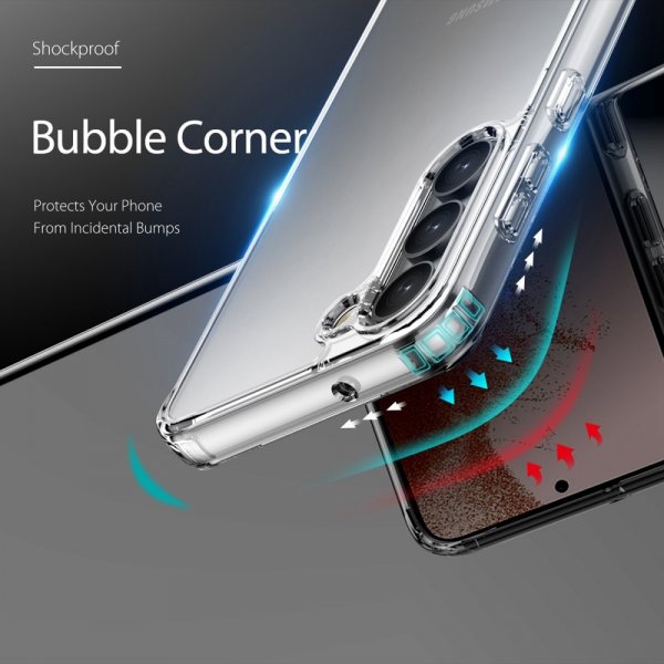 Dux Ducis Samsung Galaxy S23 Plus -suojakuori Clin-sarja, läpinäkyvä