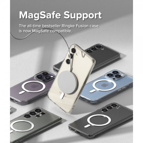 Ringke Samsung Galaxy S23 Plus -suojakuori Fusion Magnetic Matte Clear