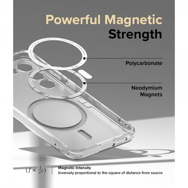 Ringke Samsung Galaxy S23 Plus -suojakuori Fusion Magnetic Matte Clear