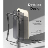Ringke Samsung Galaxy S23 Plus -suojakuori Fusion Matte Smoke Black