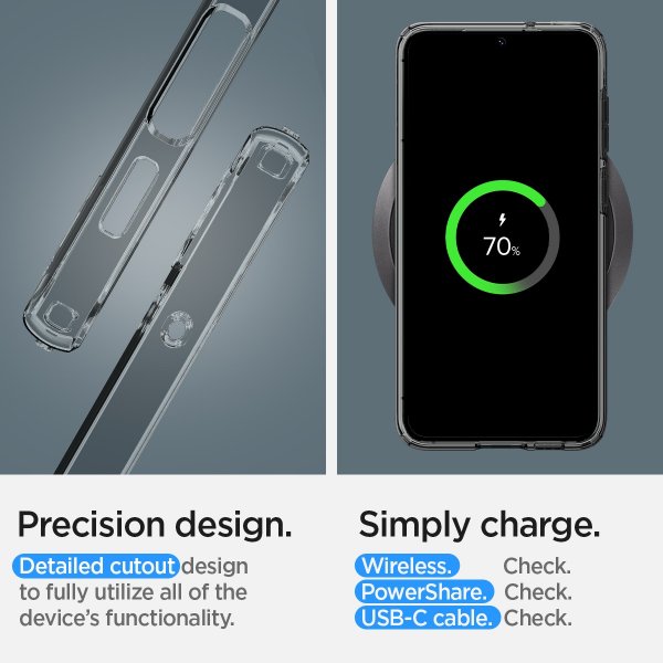 Spigen Samsung Galaxy S23 Plus -suojakuori Liquid Crystal Space Crystal