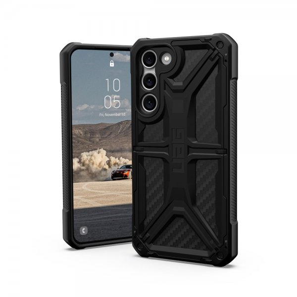 Urban Armor Gear (UAG) Samsung Galaxy S23 Plus -suojakuori Monarch Carbon Fiber Musta