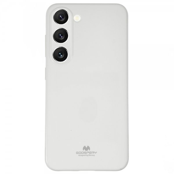 Samsung Galaxy S23 Plus Kuori Pearl Jelly Valkoinen