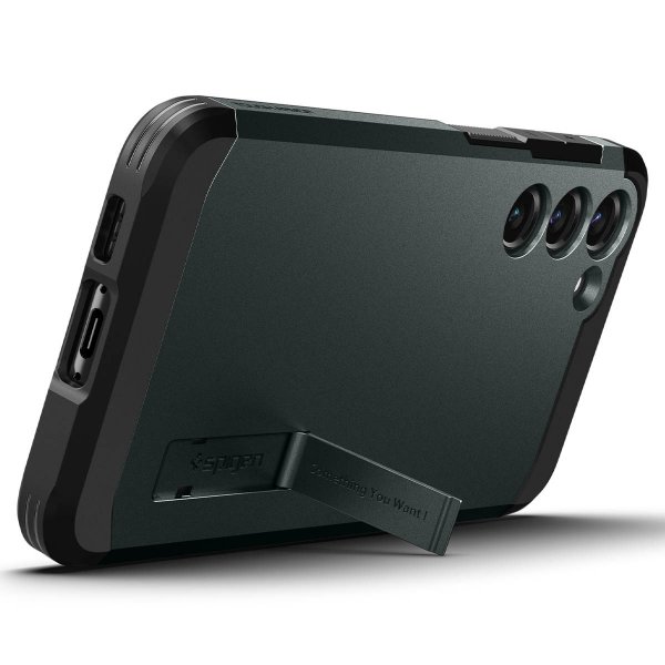 Spigen Samsung Galaxy S23 Plus -suojakuori Tough Armor, Abyss Green