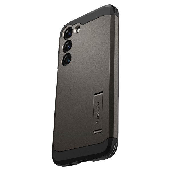 Spigen Samsung Galaxy S23 Plus -suojakuori Tough Armor Gunmetal