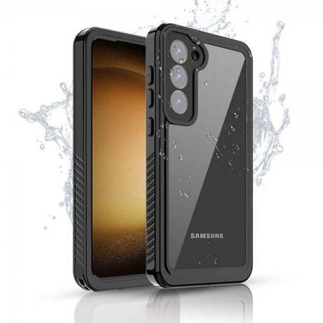 Redpepper Samsung Galaxy S23 Plus -vedenkestävä IP68-suojakuori, musta