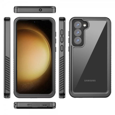 Redpepper Samsung Galaxy S23 Plus -vedenkestävä IP68-suojakuori, musta