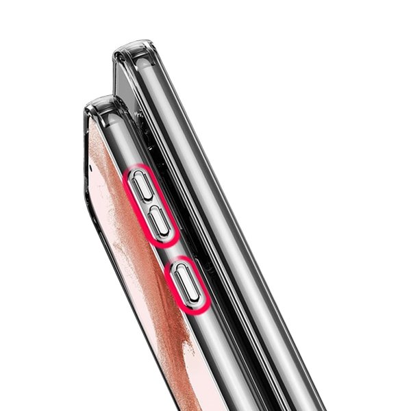Rvelon Samsung Galaxy S23 Plus kuori, iskunkestävä, läpinäkyvä