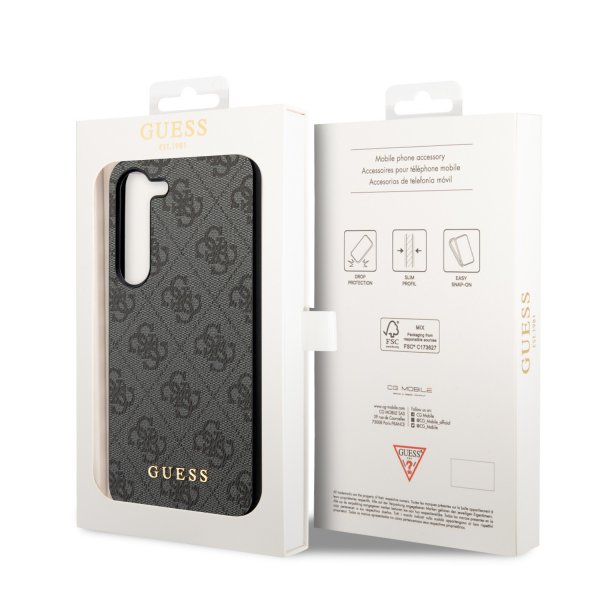 Guess Samsung Galaxy S23 Kuoret 4G Charms Harmaa