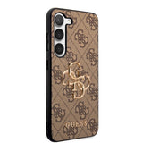 Guess Samsung Galaxy S23 Kuori 4G Logo Ruskea