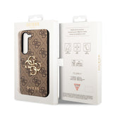 Guess Samsung Galaxy S23 Kuori 4G Logo Ruskea