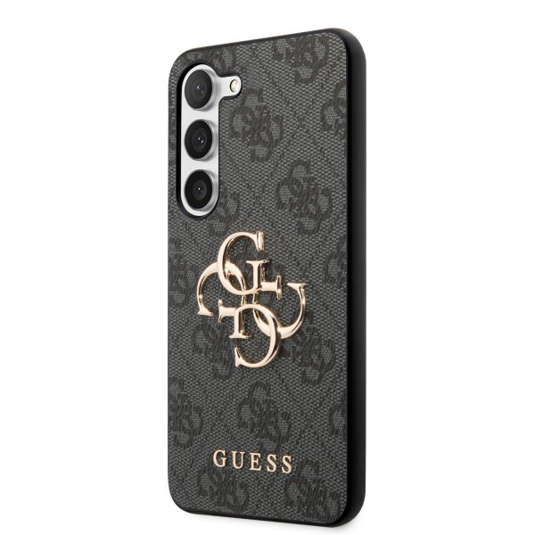 Guess Samsung Galaxy S23 Kuori 4G Logo Harmaa