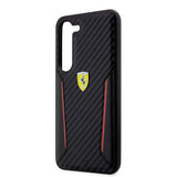 Ferrari Samsung Galaxy S23 Kuori Carbon & Stripe Musta