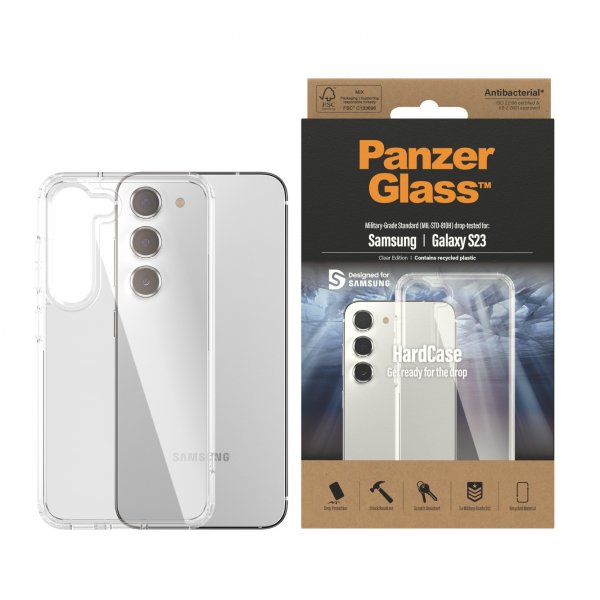 PanzerGlass Samsung Galaxy S23 Kuori HardCase Läpinäkyvä
