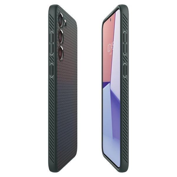 Spigen Samsung Galaxy S23 Suojakuori Liquid Air Abyss Green