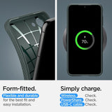Spigen Samsung Galaxy S23 Suojakuori Liquid Air Abyss Green