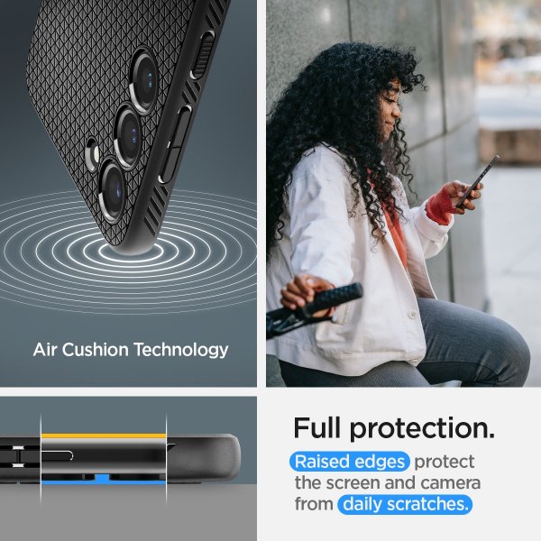 Spigen Samsung Galaxy S23 Kuori Liquid Air Matte Black