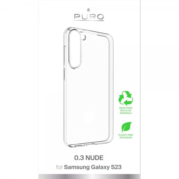 Puro Samsung Galaxy S23 Kuori Nude Transparent