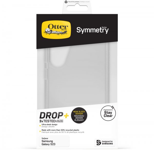 Otterbox Samsung Galaxy S23 Kuori Symmetry Clear Läpinäkyvä
