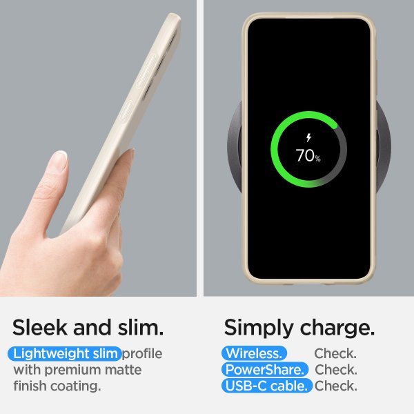 Spigen Samsung Galaxy S23 Kuori Thin Fit Pearled Ivory